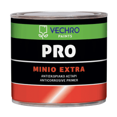 VECHRO PRO MINIO EXTRA ΑΝΤΙΣΚΩΡΙΑΚΟ ΠΡΟΣΤΑΤΕΥΤΙΚΟ ΑΣΤΑΡΙ ΣΙΔΗΡΩΝ ΕΠΙΦΑΝΕΙΩΝ VECHRO PRO MINIO EXTRA ΑΝΤΙΣΚΩΡΙΑΚΟ ΠΡΟΣΤΑΤΕΥΤΙΚΟ ΑΣΤΑΡΙ ΣΙΔΗΡΩΝ ΕΠΙΦΑΝΕΙΩΝ
