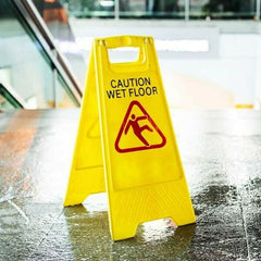 ΠΛΑΣΤΙΚΗ ΠΙΝΑΚΙΔΑ ΤΥΠΟΥ ΛΑΜΔΑ "WET FLOOR"