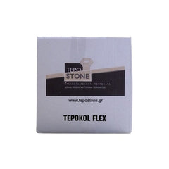 TEPOSTONE TEPOKOL FLEX ΚΟΛΛΑ ΔΙΑΚΟΣΜΗΤΙΚΩΝ ΤΟΥΒΛΩΝ  & ΠΕΤΡΩΝ ΛΕΥΚΗ 20kg 2 ΣΥΣΤΑΤΙΚΩΝ