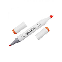 mont art marker διπλης μυτης 23 orange  mort0023 ean: 9328577012587