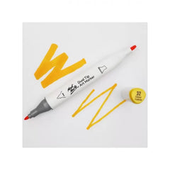 mont art marker διπλης μυτης 32 deep yellow mort0032 ean 9328577012549