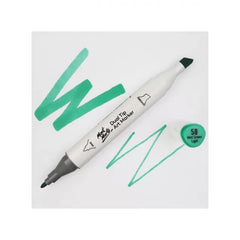 mont art marker διπλης μυτης 58 mint green light mort0058 ean: 9328577012877