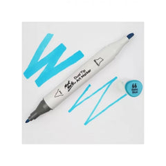 mont art marker διπλης μυτης 62 marine blue  mort0062 ean: 9328577012839