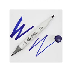 mont art marker διπλης μυτης 71 cobalt blue mort0071 ean: 9328577012754