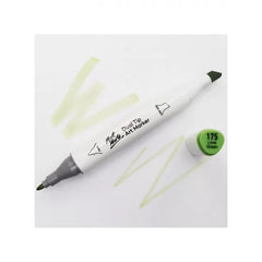 mont art marker διπλης μυτης 175 lime green mort0175 ean: 9328577012945