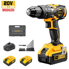 brushless κρουστικο δραπανοκατσαβιδο 20 volt(mcd-20bl) maestro