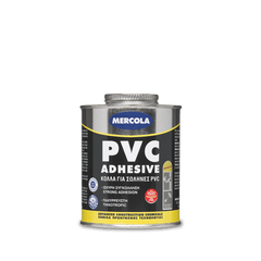 pvc adhesive κολλα για σωληνες mercola 250ml γκρι