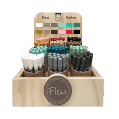 fluer paint maker chalky look μαρκαδορος χρωματος κιμωλιας