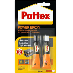 ΣΥΓΚΟΛΛΗΤΙΚΟ 2 ΣΥΣΤΑΤΙΚΩΝ PATTEX POWER EPOXY ΥΓΡΟ ΜΕΤΑΛΛΟ  2X15GR LIQUID METAL PATTEX